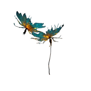 Fireflies In Valley Vinyl Car Decal Sticker – Waterproof & UV-Resistant 