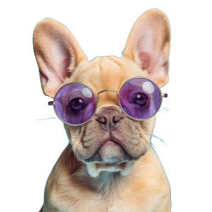 Adorable French Bulldog Vinyl Car Decal Sticker – Waterproof & UV-Resistant 