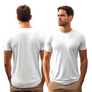Latin Man T-Shirt Vinyl Car Decal Sticker – Waterproof & UV-Resistant 