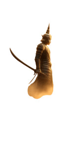 Ancient Thai Warrior Vinyl Car Decal Sticker – Waterproof & UV-Resistant 