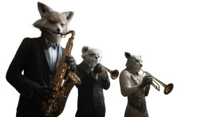 Jazz Animal Ensemble Vinyl Car Decal Sticker – Waterproof & UV-Resistant 