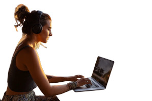 Techwear At Café Vinyl Car Decal Sticker – Waterproof & UV-Resistant 