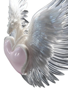 Blue Angel Wings Vinyl Car Decal Sticker – Waterproof & UV-Resistant 