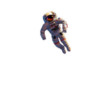 Astronaut In Space V46 Vinyl Car Decal Sticker – Waterproof & UV-Resistant 