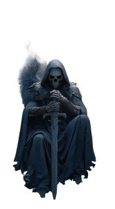 Grim Reaper V55 Vinyl Car Decal Sticker – Waterproof & UV-Resistant 