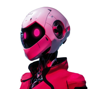 Cyberpunk Robot V9 Vinyl Car Decal Sticker – Waterproof & UV-Resistant 