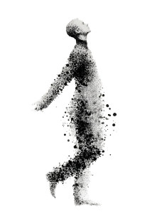 Abstract Dotted Figure Vinyl Car Decal Sticker – Waterproof & UV-Resistant 