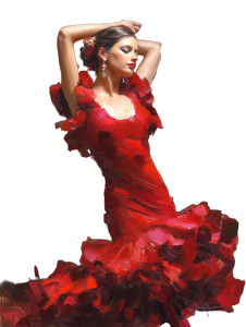 Flamenco Dancer Painting Vinyl Car Decal Sticker – Waterproof & UV-Resistant Flamenco Dancer Painting Vinyl Car Decal Sticker – Waterproof & UV-Resistant
