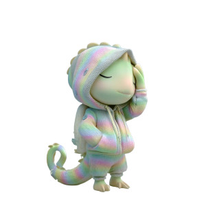 Lumi The Chameleon Vinyl Car Decal Sticker – Waterproof & UV-Resistant 