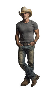 Southern Cowboy Portrait Vinyl Car Decal Sticker – Waterproof & UV-Resistant 