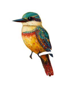 Whimsical Bird Painting Vinyl Car Decal Sticker – Waterproof & UV-Resistant Whimsical Bird Painting Vinyl Car Decal Sticker – Waterproof & UV-Resistant