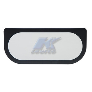 Enhance Your Ride with ECE Qualified Oval Vanity Mirror | Clip On for Easy Install | Black Finish Enhance Your Ride with ECE Qualified Oval Vanity Mirror | Clip On for Easy Install | Black Finish