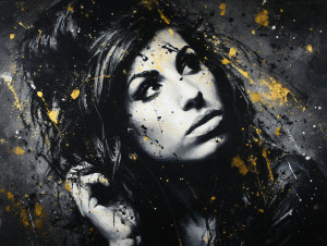 Soulful Amy Winehouse Vinyl Car Decal Sticker – Waterproof & UV-Resistant 