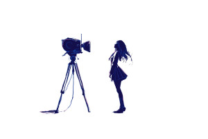 Movie Camera Scene Vinyl Car Decal Sticker – Waterproof & UV-Resistant 