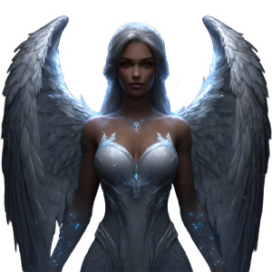 Radiant Angel Race Vinyl Car Decal Sticker – Waterproof & UV-Resistant 