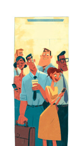 Tired Cheerful Workers Vinyl Car Decal Sticker – Waterproof & UV-Resistant 