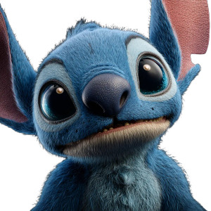 Hyper-Realistic Stitch Vinyl Car Decal Sticker – Waterproof & UV-Resistant 