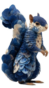 Bluebell Squirrel Vinyl Car Decal Sticker – Waterproof & UV-Resistant Bluebell Squirrel Vinyl Car Decal Sticker – Waterproof & UV-Resistant