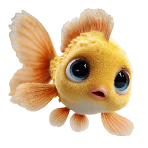 Cute Yellow Goldfish Vinyl Car Decal Sticker – Waterproof & UV-Resistant  Cute Yellow Goldfish Vinyl Car Decal Sticker – Waterproof & UV-Resistant