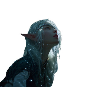 Astral Elf Druid Vinyl Car Decal Sticker – Waterproof & UV-Resistant 