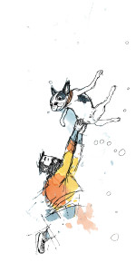 Flying Boston Terrier Vinyl Car Decal Sticker – Waterproof & UV-Resistant 