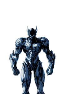 Mecha Warrior Night Vinyl Car Decal Sticker – Waterproof & UV-Resistant 