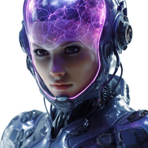 Cybernetic Space Woman Vinyl Car Decal Sticker – Waterproof & UV-Resistant  Cybernetic Space Woman Vinyl Car Decal Sticker – Waterproof & UV-Resistant