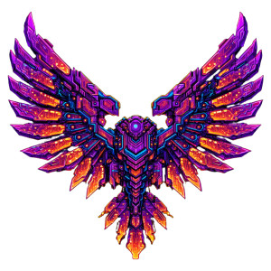 Robotic Phoenix Wings Vinyl Car Decal Sticker – Waterproof & UV-Resistant Robotic Phoenix Wings Vinyl Car Decal Sticker – Waterproof & UV-Resistant