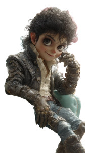 Baby Michael Jackson V2 Vinyl Car Decal Sticker – Waterproof & UV-Resistant 