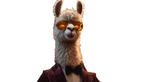 Dapper Llama Vinyl Car Decal Sticker – Waterproof & UV-Resistant Dapper Llama Vinyl Car Decal Sticker – Waterproof & UV-Resistant