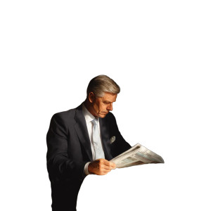 Wealth Advisor Reading Vinyl Car Decal Sticker – Waterproof & UV-Resistant 