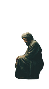 Solitary Grieving Man Vinyl Car Decal Sticker – Waterproof & UV-Resistant 