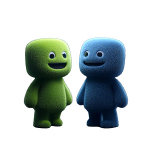 Cartoon Characters Duo Vinyl Car Decal Sticker – Waterproof & UV-Resistant 