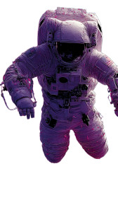 Surreal Space Astronaut V2 Vinyl Car Decal Sticker – Waterproof & UV-Resistant 