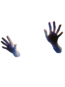 Floating Hand Vinyl Car Decal Sticker – Waterproof & UV-Resistant 