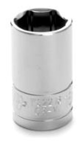 Performance Tool 1/2 Inch Drive 16mm Metric Socket|Vanadium Steel, 6 Point, Corrosion Resistant