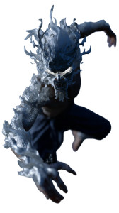 Ghostly Water Spirit Vinyl Car Decal Sticker – Waterproof & UV-Resistant 