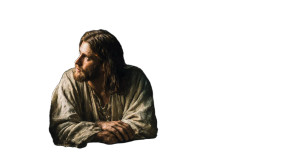 Contemplative Jesus Vinyl Car Decal Sticker – Waterproof & UV-Resistant Contemplative Jesus Vinyl Car Decal Sticker – Waterproof & UV-Resistant