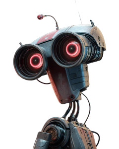 Cybernetic Alien Robot Vinyl Car Decal Sticker – Waterproof & UV-Resistant 