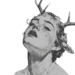 Deer-Horned Girl Vinyl Car Decal Sticker – Waterproof & UV-Resistant 