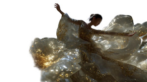 Golden Silk Enchantress Vinyl Car Decal Sticker – Waterproof & UV-Resistant 