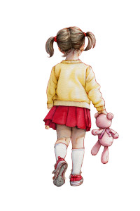 Girl With Teddybear V2 Vinyl Car Decal Sticker – Waterproof & UV-Resistant Girl With Teddybear V2 Vinyl Car Decal Sticker – Waterproof & UV-Resistant