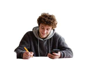 Happy Student Homework Vinyl Car Decal Sticker – Waterproof & UV-Resistant 
