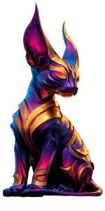 Evil Puppy God Vinyl Car Decal Sticker – Waterproof & UV-Resistant 