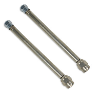 Easy Tire Inflation | Durable Stainless Steel Valve Stem Extension | 4 Inch Length | Set of 2