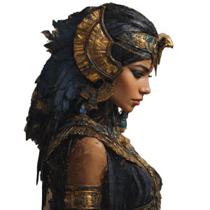 Egyptian Goddess V6 Vinyl Car Decal Sticker – Waterproof & UV-Resistant 