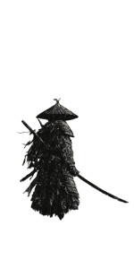 Samurai Under Blossoms V2 Vinyl Car Decal Sticker – Waterproof & UV-Resistant 