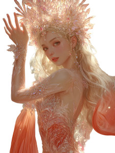 Ethereal Mermaid Goddess V2 Vinyl Car Decal Sticker – Waterproof & UV-Resistant 