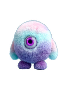 Alien Orb Plush Vinyl Car Decal Sticker – Waterproof & UV-Resistant 