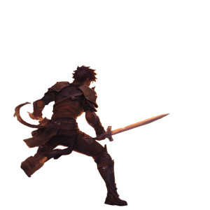 Fiery Warrior Clash Vinyl Car Decal Sticker – Waterproof & UV-Resistant 